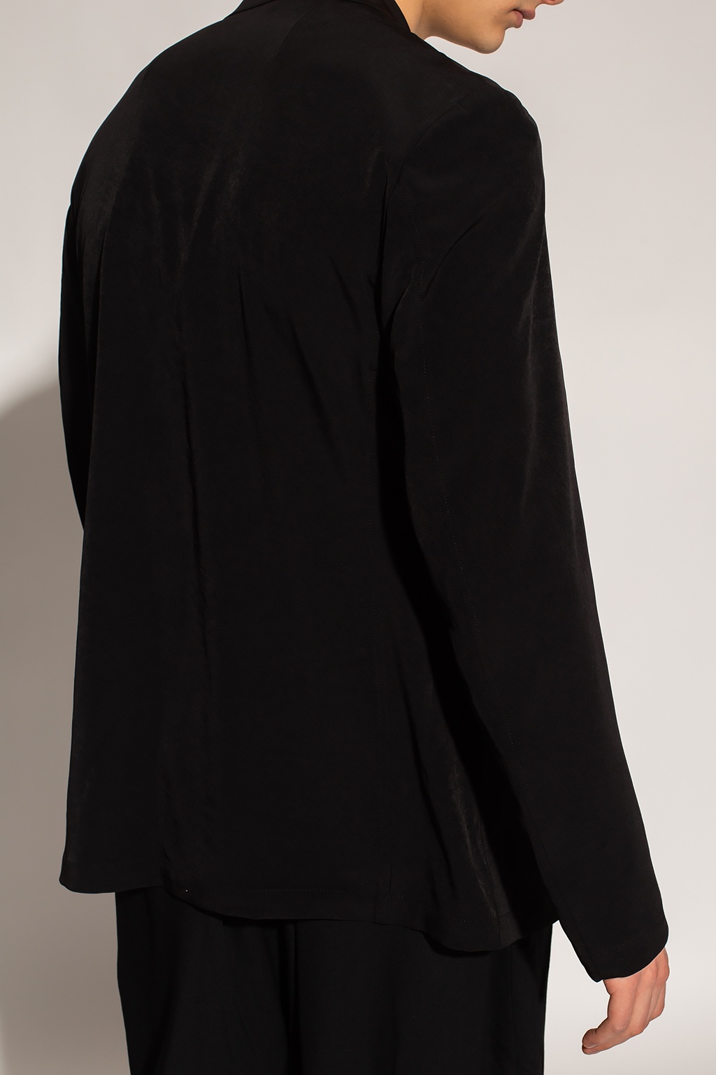 Notch lapel blazer Yohji Yamamoto - SchaferandweinerShops AG Notch lapel blazer Yohji Yamamoto - SchaferandweinerShops AG